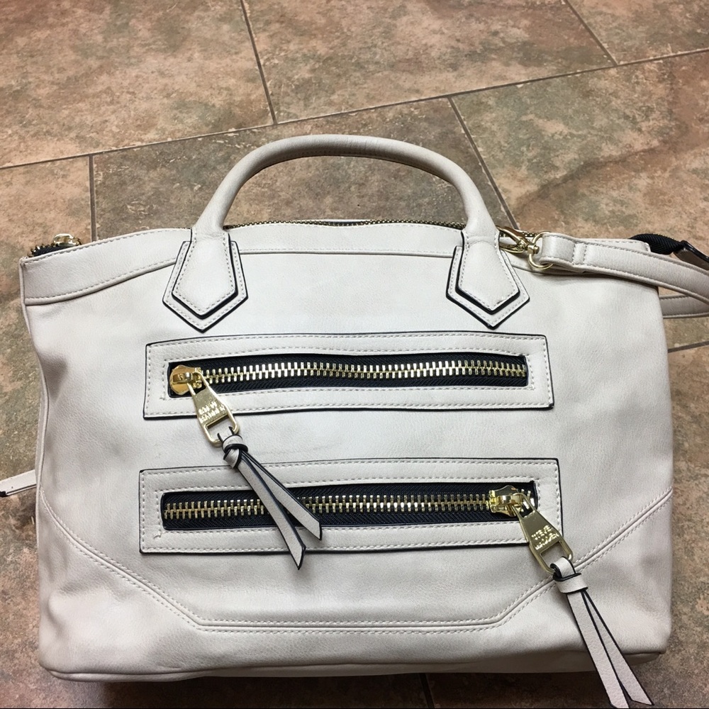 Steve Madden ivory purse